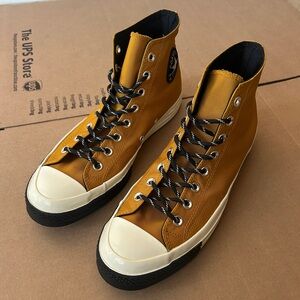 Converse Chuck 70 High Top | Size 9.5M / 11.5W| Turmeric Gold